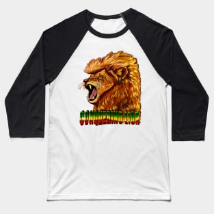 The conquering lion Baseball T-Shirt